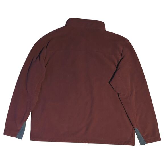 The North Face Chimborazo Full Zip Fleece Men's Burgundy Jacket 2XL140 - Picture 5 of 7